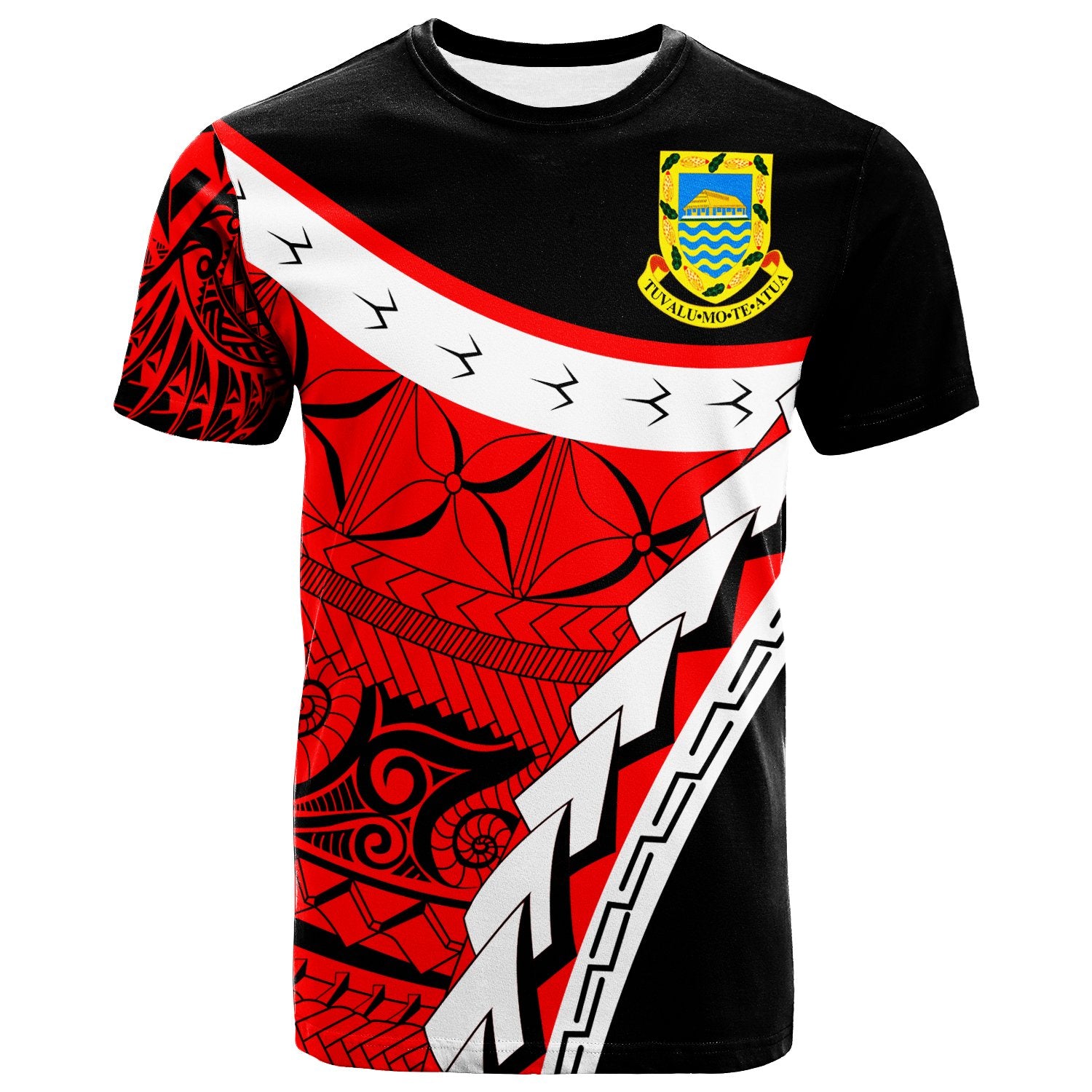 Tuvalu Custom T Shirt Proud of Tuvalu Unisex Red - Polynesian Pride