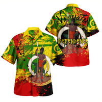 Vanuatu Independence Day Grunge Beach Shirt LT10 Unisex Yellow - Polynesian Pride