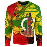 Vanuatu Independence Day Grunge Sweatshirt LT10 - Polynesian Pride