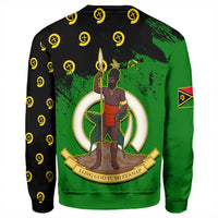 Vanuatu Flag Pattern Style Sweatshirt LT10 - Polynesian Pride