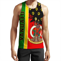 Vanuatu Flag Pattern Style Tank Top LT10 Yellow - Polynesian Pride