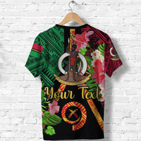 Custom Vanuatu T Shirt Independence Be Proud Vanuatu Flag LT8 - Polynesian Pride