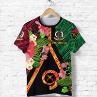 Vanuatu T Shirt Independence Be Proud Vanuatu Flag LT8 Black - Polynesian Pride