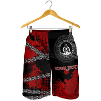 Vanuatu Polynesian Personalised Men's Shorts - Polynesian Chain Style - Polynesian Pride