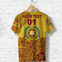 Custom Tonga Vavau High School T Shirt Kupesi Vibes Yellow LT8 - Polynesian Pride