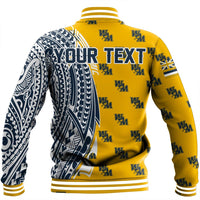 (Personalized) Hawaii Baseball Jacket - Waipahu High Tribal Kakau Baseball Jacket - AH - Polynesian Pride