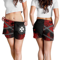 Wallis and Futuna Polynesian Women's Shorts - Polynesian Chain Style - Polynesian Pride