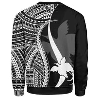 Papua New Guinea Sweatshirt - White Polynesian Tentacle Tribal Pattern - Polynesian Pride