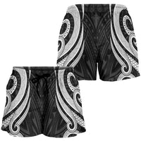 Palau Women's Short - White Tentacle Turtle - Polynesian Pride
