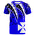 Wallis and Futuna T Shirt Tropical Leaf Blue Color Unisex Blue - Polynesian Pride