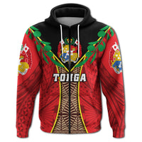 Custom Tonga Rugby Zip Hoodie Style Gown - Polynesian Pride