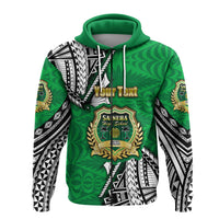 Custom Saineha Tonga Zip Hoodie Polynesian Style Class of LT16 - Polynesian Pride