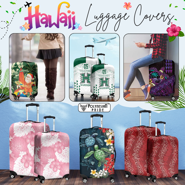 Hawaii Luggage Cover – Protect & Represent - Polynesian Pride