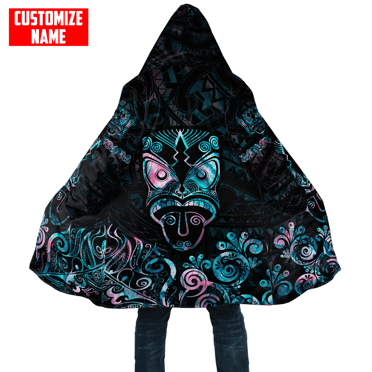 Maori Aotearoa Rugby Haka New Zealand Silver Fern Paua Shell Cloak - Polynesian Pride