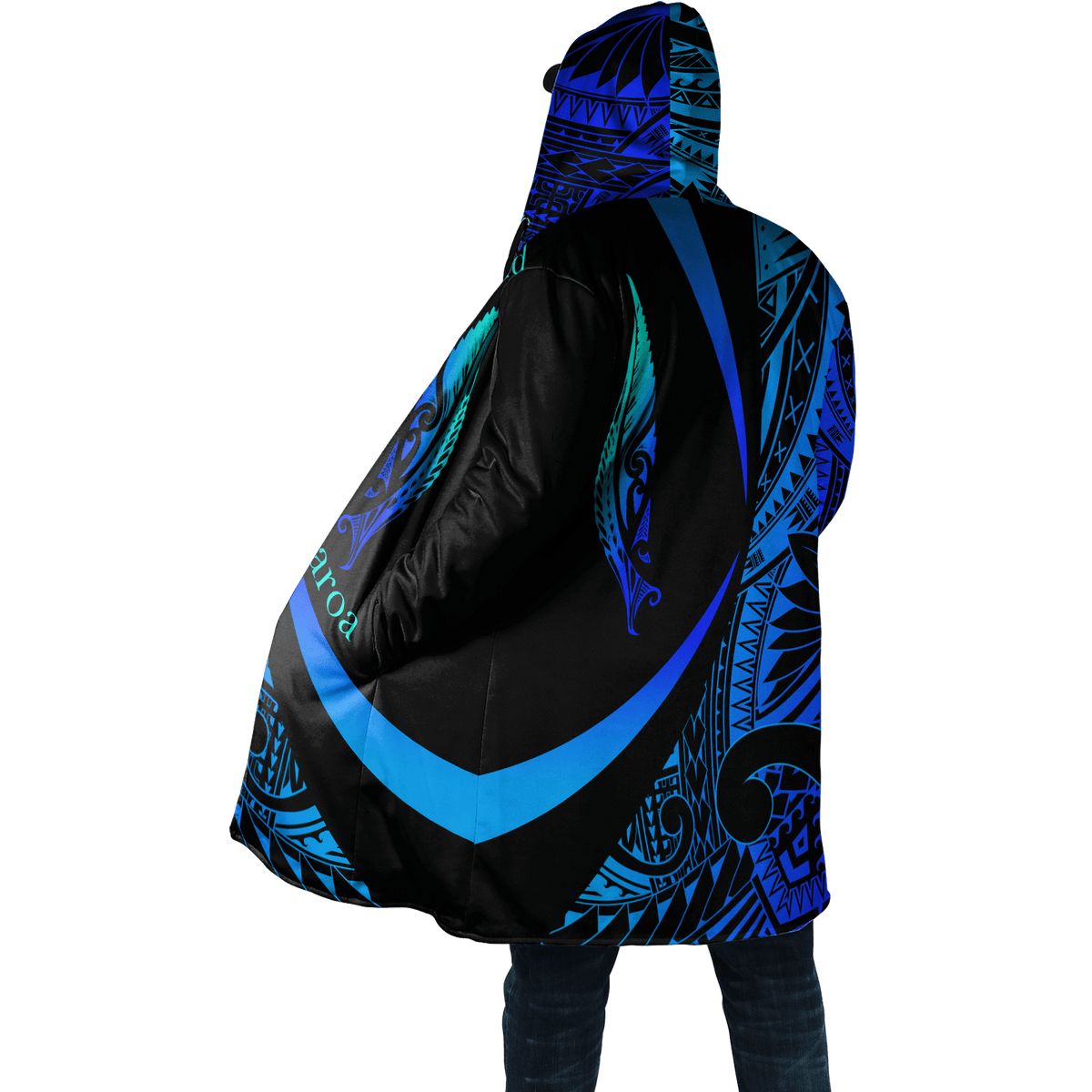 New Zealand Silver Fern Maori Tattoo Circle Style Cloak - Polynesian Pride