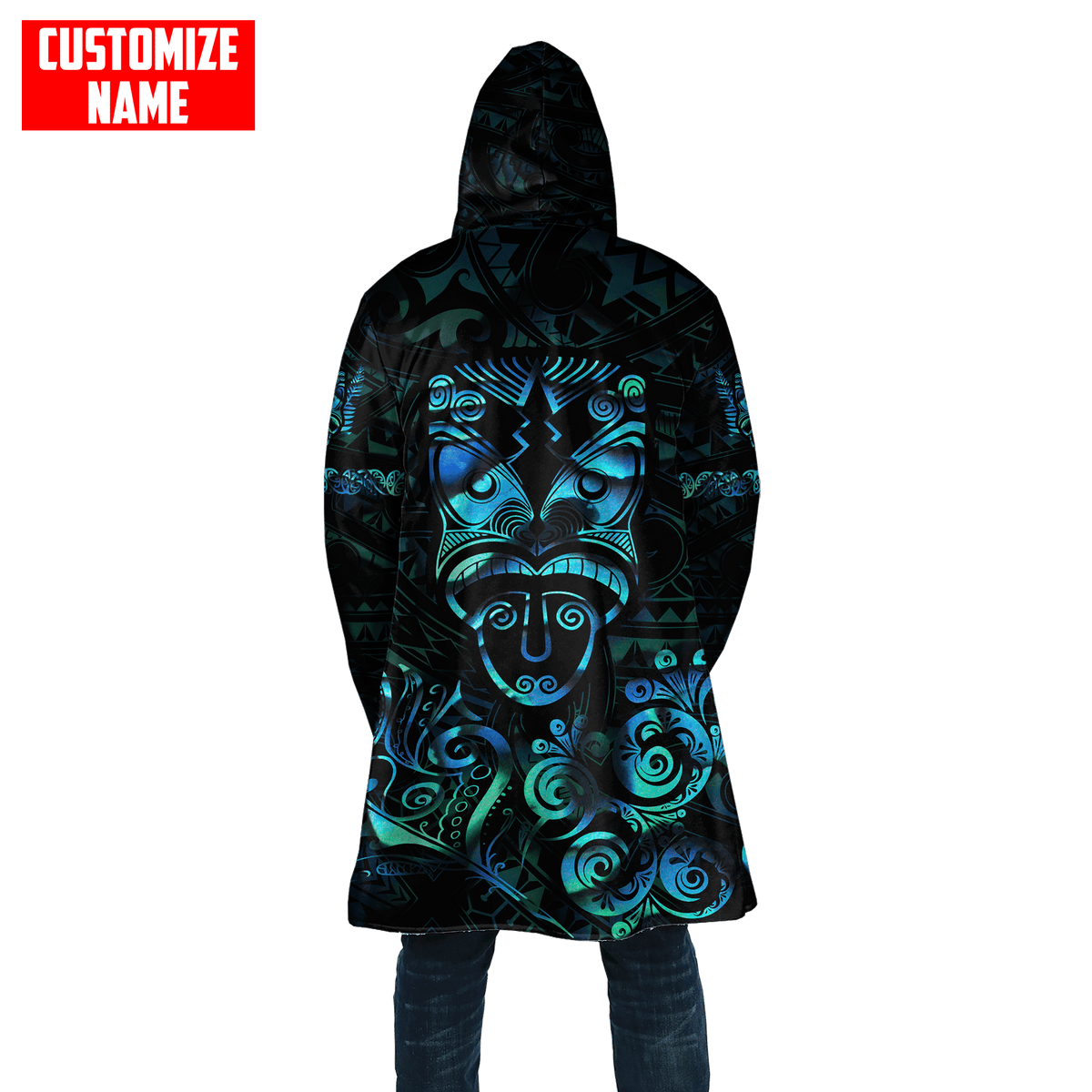 Maori Aotearoa Rugby Haka New Zealand Silver Fern Paua Shell Cloak - Polynesian Pride