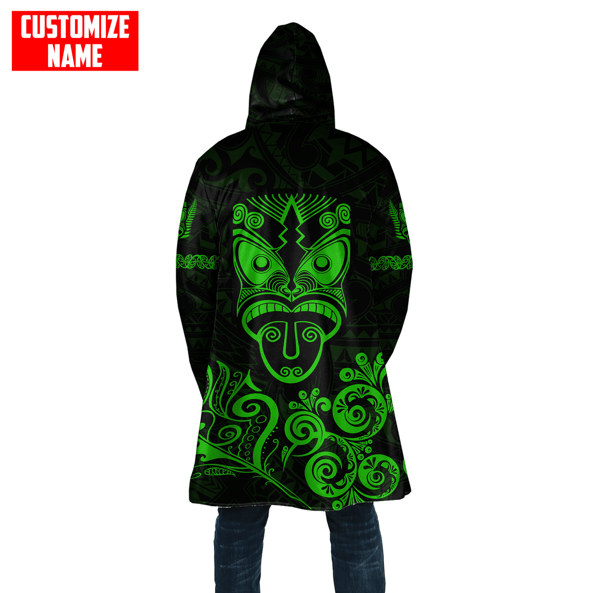 Maori Rugby Haka Aotearoa New Zealand Customize Name Cloak - Polynesian Pride