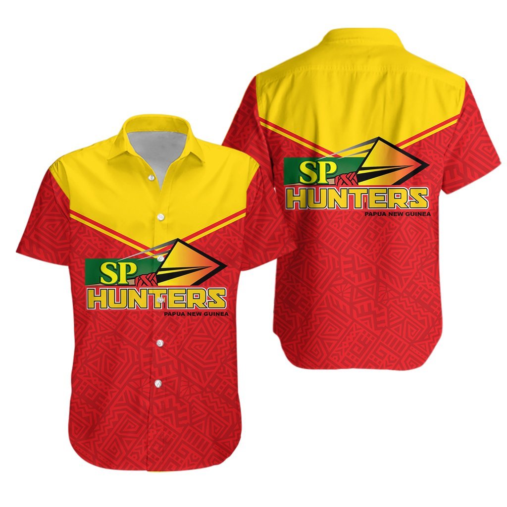 Papua New Guinea SP Hunters Pride Hawaiian Shirt - LT12 Unisex Red - Polynesian Pride