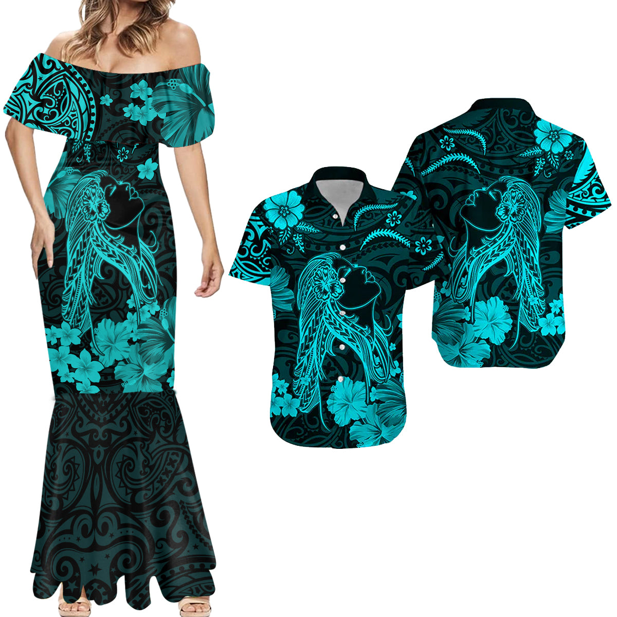 CUSTOMER REQUEST - bkeleti - 16/05/2024 - Mermaid Dress and Hawaiian Shirt - LT05