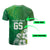 Custom Position Cook Islands Netball Sports Uniform Green Color - T Shirt - CTM03