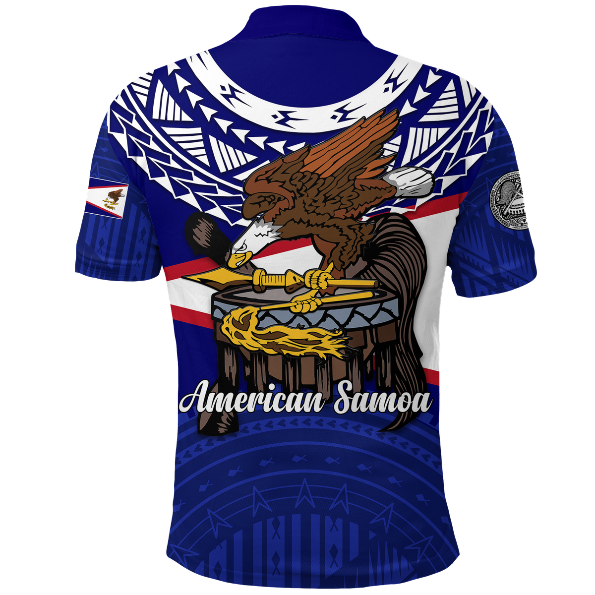 American Samoa Independence Anniversary Pride Polo Shirt LT12 - Polynesian Pride