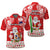 Custom Polynesian Countries Christmas Polo Shirt Santa Coat Of Arms CTM05 - Polynesian Pride