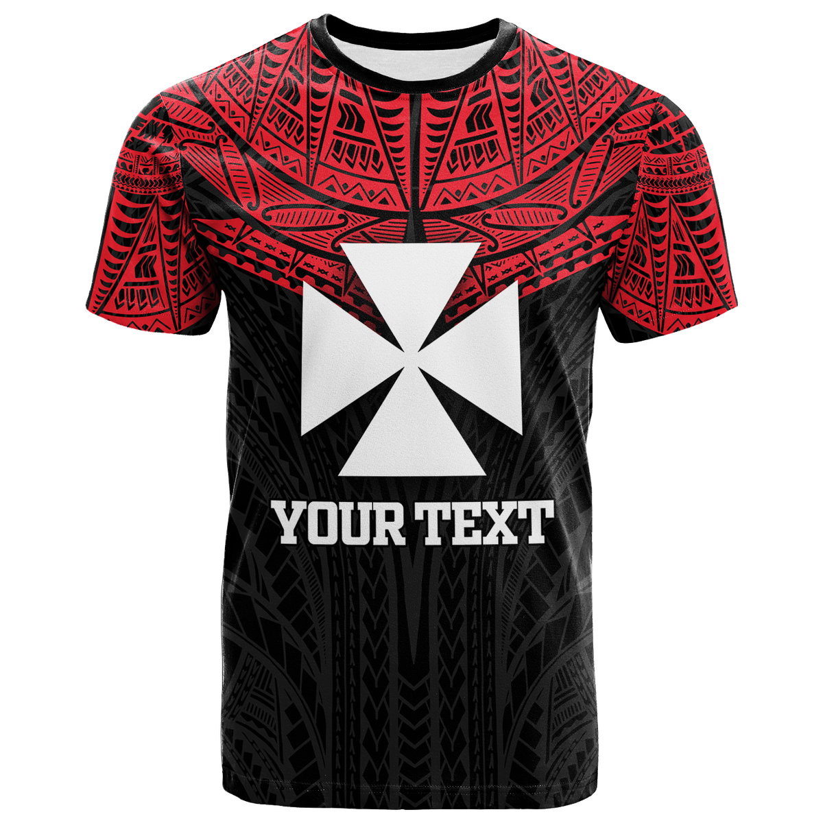 Custom Wallis and Futuna Pride T Shirt LT12 Unisex Red - Polynesian Pride