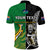 Custom New Zealand and South Africa Rugby Polo Shirt All Black Maori Mix Springboks LT14 - Polynesian Pride