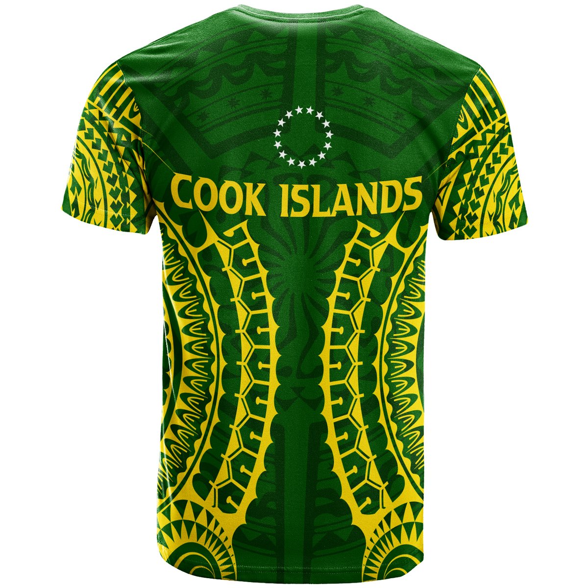 Cook Islands T-Shirt - Tribal Pattern LT12 - Polynesian Pride