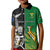 Custom New Zealand and South Africa Rugby Polo Shirt All Black Maori Mix Springboks LT14 - Polynesian Pride