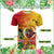 Custom Photo Papua New Guinea 50th Independence Anniversary T Shirt PNG Provinces Flag CTM14