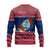 Custom Photo Guam Ugly Christmas Sweater Guaman Seal Poinsettia Felis Pasgua CTM05 - Polynesian Pride