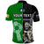 Custom New Zealand and Ireland Rugby Polo Shirt All Black Maori Mix Shamrocks LT14 - Polynesian Pride