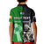 Custom New Zealand and Ireland Rugby Polo Shirt All Black Maori Mix Shamrocks LT14 - Polynesian Pride