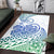 Polynesian Tribal Tattoo Retro Area Rug Gradient 03 Screen Color LT9 Gradient - Polynesian Pride