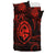 Polynesian Pride Guam With Polynesian Tribal Tattoo and Coat of Arms Bedding Set Red Version LT9 - Polynesian Pride