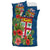 Fiji Islands Bedding Set Tropical Flowers and Tapa Pattern LT9 - Polynesian Pride