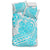 Polynesian Tribal Tattoo Retro Bedding Set Aqua Screen Color LT9 - Polynesian Pride