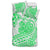 Polynesian Tribal Tattoo Retro Bedding Set Green Screen Color LT9 - Polynesian Pride