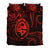 Polynesian Pride Guam With Polynesian Tribal Tattoo and Coat of Arms Bedding Set Red Version LT9 - Polynesian Pride