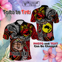 Aotearoa and Australia Toitu Te Tiriti Polo Shirt Honour the Treaty - Stand Together Stand Stronger