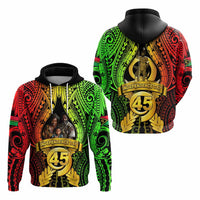 Custom Photo Vanuatu Independence Day Hoodie 45th Anniversary