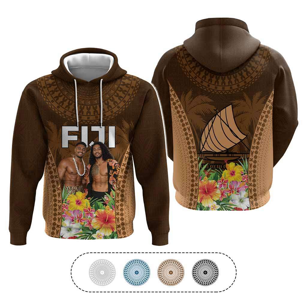 Custom Photo Fiji Day Hoodie Tropical Vibes