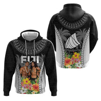 Custom Photo Fiji Day Hoodie Tropical Vibes