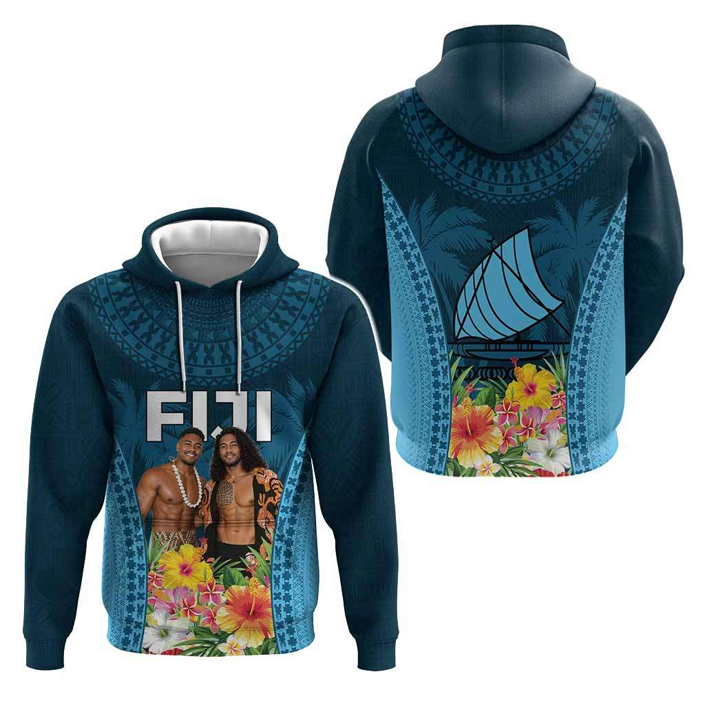 Custom Photo Fiji Day Hoodie Tropical Vibes