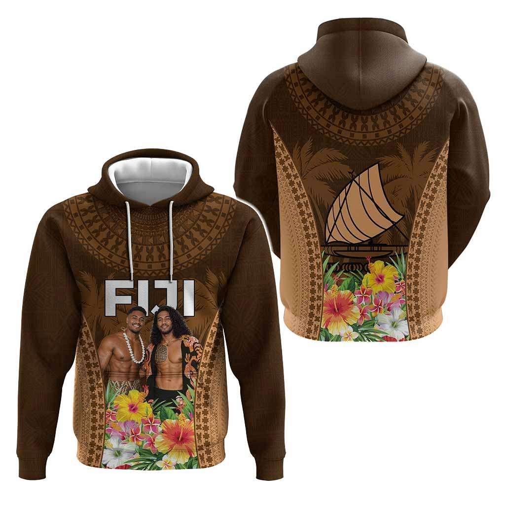 Custom Photo Fiji Day Hoodie Tropical Vibes