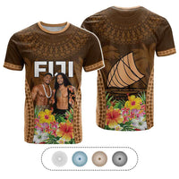 Custom Photo Fiji Day T shirt Tropical Vibes