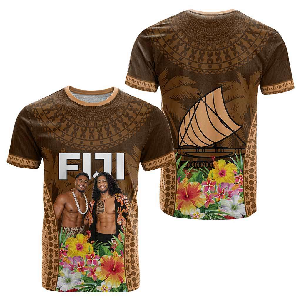 Custom Photo Fiji Day T shirt Tropical Vibes