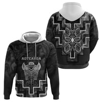 Custom New Zealand Aotearoa Iwi Hoodie Maori Tiki With Poutama Motifs CTM05 Zip Hoodie Multicolor - Polynesian Pride