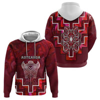 Custom New Zealand Aotearoa Iwi Hoodie Maori Tiki With Poutama Motifs CTM05 - Polynesian Pride